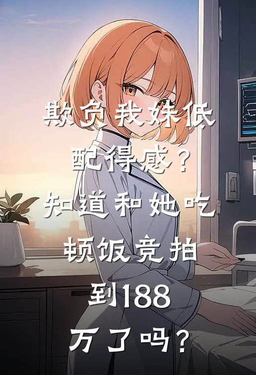 欺负我妹低配得感？知道和她吃顿饭竞拍到188万了吗？